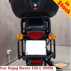 Bajaj Boxer 125 / 150 (-2019) pannier rack, side carrier for aluminum cases or bags