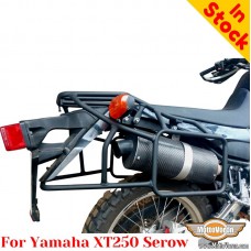 Yamaha XT250 Serow (2005-2019), Yamaha XT 250 pannier rack, luggage rack system with side frames for textile bags or aluminum cases