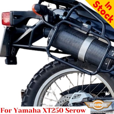 Yamaha XT250 Serow (2005-2019) systemu bagażowego, stelaż boczny Yamaha XT 250 z ramami bocznymi do kufrów Givi Monokey
