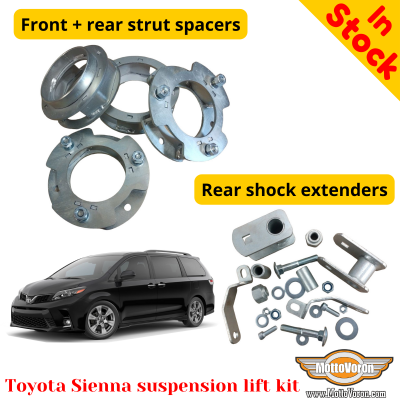 Toyota Sienna XL30 complete suspension lift kit