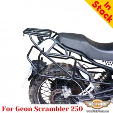 Portaequipajes Geon Scrambler 250, portaequipajes, sistema de portaequipajes para bolsas o maletas de aluminio