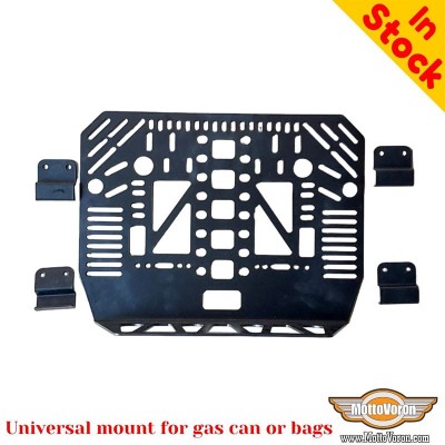 Universal mount plate for fuel can or bags MottoVoron® Piligrim