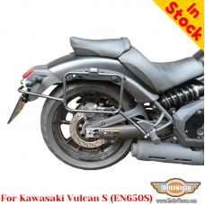Portaequipajes Kawasaki Vulcan S (EN650S), soporte lateral para sistema Monokey de Givi / Kappa