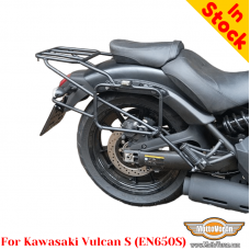 Porta-bagagens Kawasaki Vulcan S (EN650S), sistema de bagageiro para sistema Givi / Kappa Monokey ou malas de alumínio