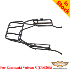 Porta-bagagens Kawasaki Vulcan S (EN650S), sistema de bagageiro para sistema Givi / Kappa Monokey ou malas de alumínio