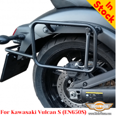 Kawasaki Vulcan S (EN650S) side carrier pannier rack for bags