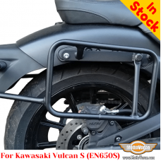 Porta-bagagens Kawasaki Vulcan S (EN650S), suporte lateral para malas