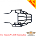 Honda NX250 Dominator pannier rack, luggage rack system for bags or aluminum cases