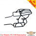 Honda NX250 Dominator pannier rack, luggage rack system for bags or aluminum cases