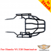 Honda NX250 Dominator système de porte-bagage pour valises Givi / Kappa Monokey System