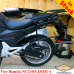 Honda NC750X (2021+) système de porte-bagage pour sacoches textiles ou valises aluminium