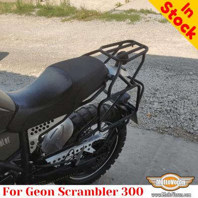 Geon Scrambler 300 pannier rack, luggage rack system for bags or aluminum cases