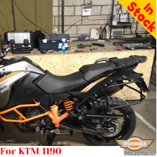 KTM 1190 side carrier pannier rack for bags or aluminum cases