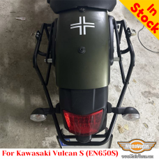 Portaequipajes Kawasaki Vulcan S (EN650S), soporte lateral para sistema Monokey de Givi / Kappa