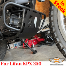 Barras de proteção Lifan KPX 250 / proteção do motor, placa de proteção