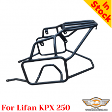 Lifan KPX 250 pannier rack, luggage rack system for bags or aluminum cases