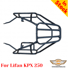 Lifan KPX 250 pannier rack, luggage rack system for bags or aluminum cases