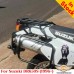 Portapacchi Suzuki DR650S (1996+), sistema portapacchi per borse o valigie in alluminio