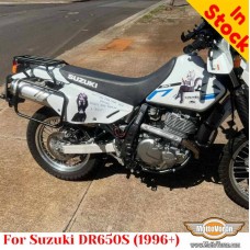 Suzuki DR650S (1996+) pannier rack, luggage rack system for bags or aluminum cases
