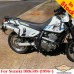 Portapacchi Suzuki DR650S (1996+), sistema portapacchi per borse o valigie in alluminio