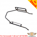 Portaequipajes Kawasaki Vulcan S (EN650S), soporte lateral para bolsas