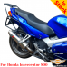 Honda Interceptor 800 (98-01) pannier rack, luggage rack system for bags or aluminum cases