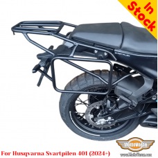 Husqvarna Svartpilen 401 (2024+) pannier rack, luggage rack system for bags or aluminum cases