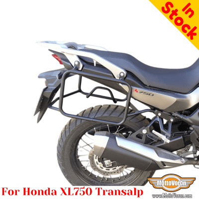 Honda XL750 Transalp sectional pannier rack, side carrier for bags or aluminum cases