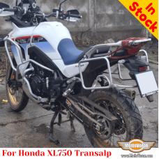Honda XL750 Transalp sectional pannier rack, side carrier for bags or aluminum cases
