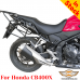 Honda CB400X パニアラック、Givi / Kappa モノキーシステム用ラゲッジラックシステム